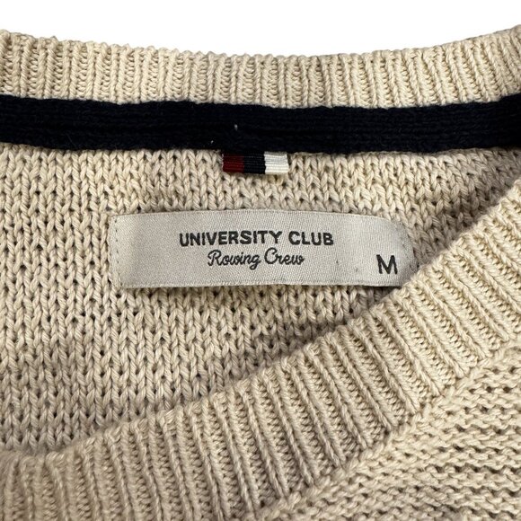 Vintage University Club Rowing Crew Striped Sweater | Size Medium - Picture 5 of 5